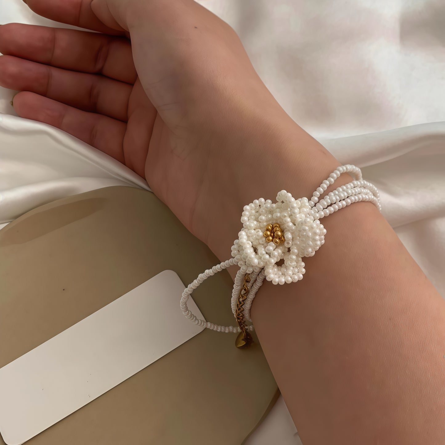 Beaded Blossom Jewelry Collection (Earrings, Ring, Necklace/Bracelet)