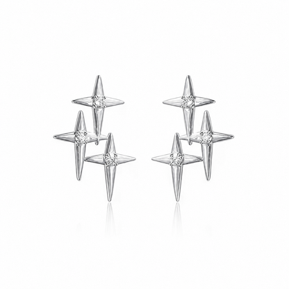 North Star Cluster Earrings