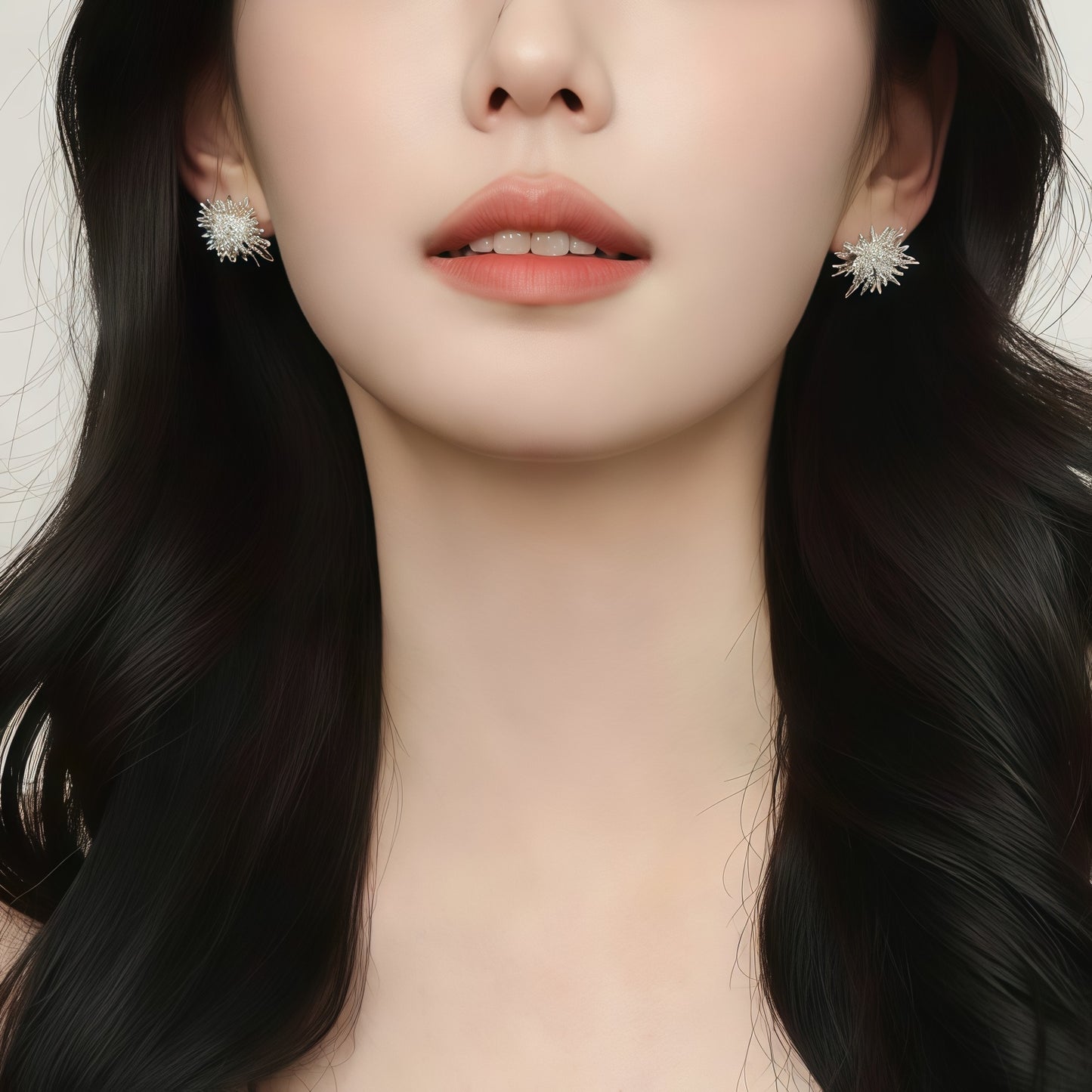 Firework Bloom Earrings – Gold & Silver