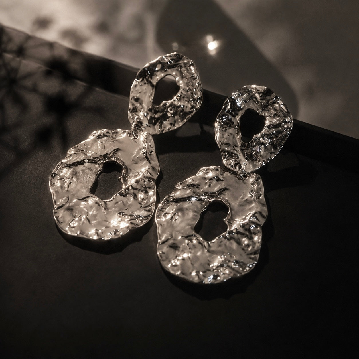 Molten Form Earrings