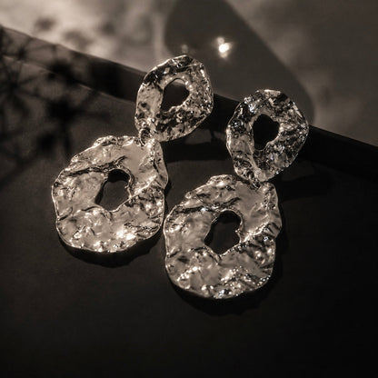 Molten Form Earrings