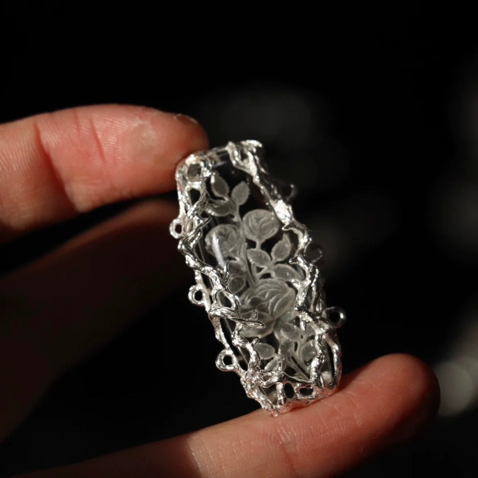 Moonlit Garden Necklace — Made to Order (30-Day Craft)