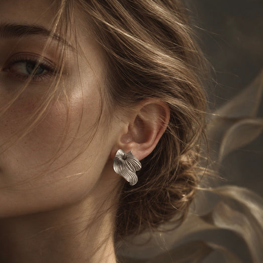 Calla Lily Sculptural Earrings