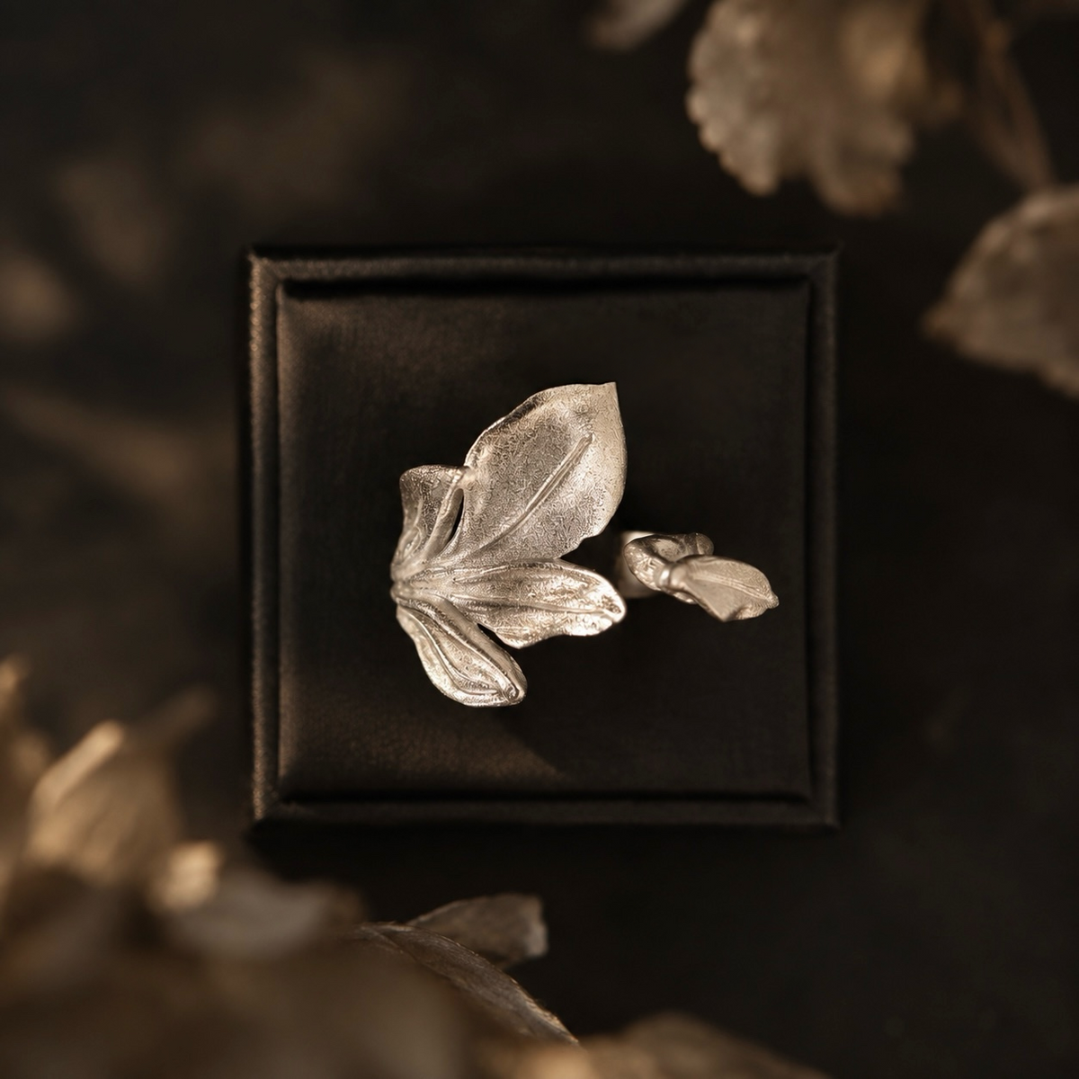 Becoming Leaf Ring