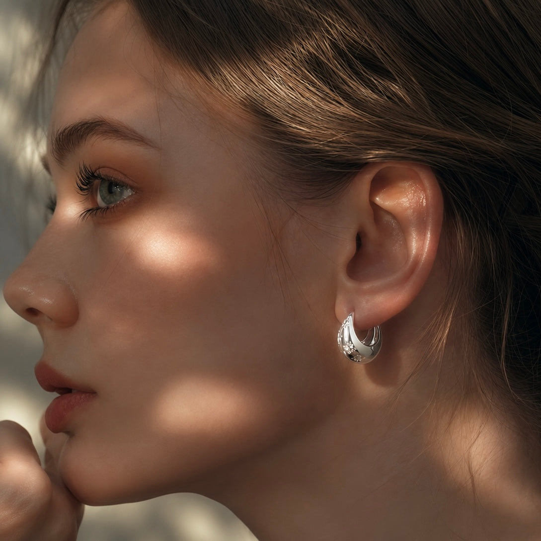 Celestia Hoop Earrings