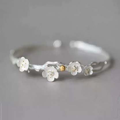 Plum Blossom Branch Bangle