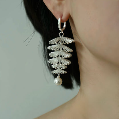 Pine Tree Dewdrop Earrings