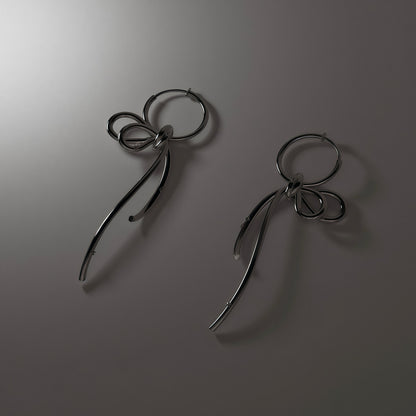 Ribbon Flow Earrings / Ear Cuffs (2-in-1 Style)