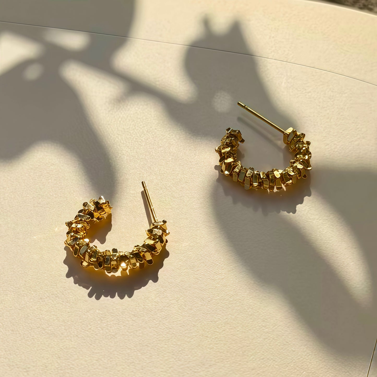 Orbit Fragment Hoop Earrings
