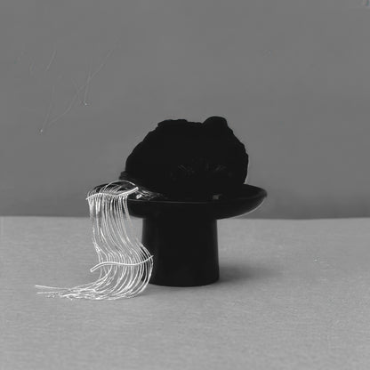 Silver Flow Cascade Earrings