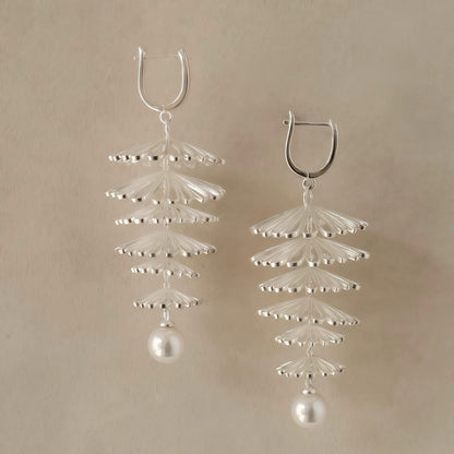 Pine Tree Dewdrop Earrings