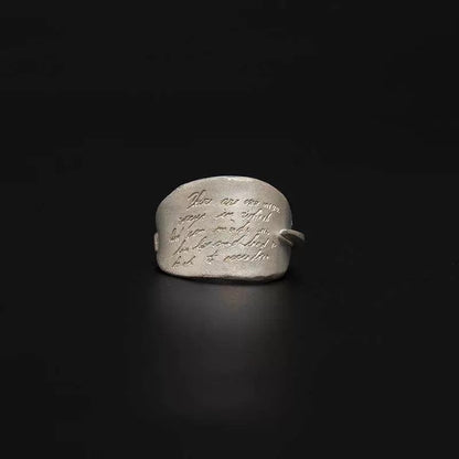 Words of Soul Engraved Rings