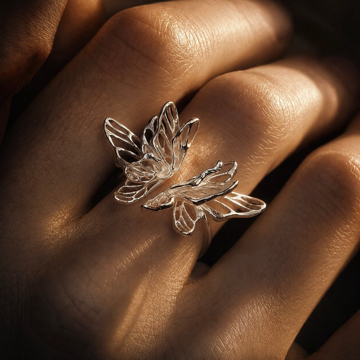 Butterfly Wing Dialogue Ring
