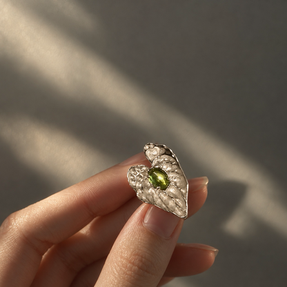 Verdant Leaf Ring