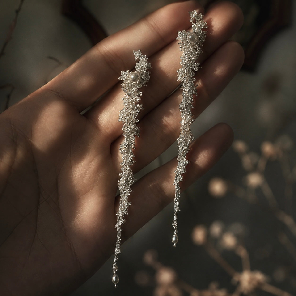 Dewfall Vine Earrings