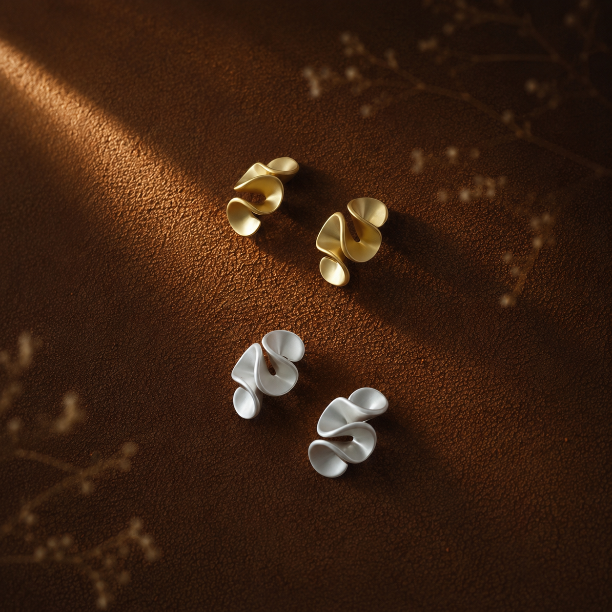Cream Blossom Earrings