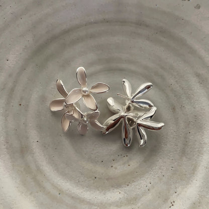 Blooming Petal Cluster Earrings