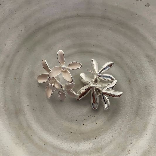 Blooming Petal Cluster Earrings