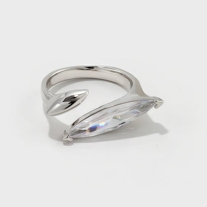 Silver Eclipse Radiance Ring