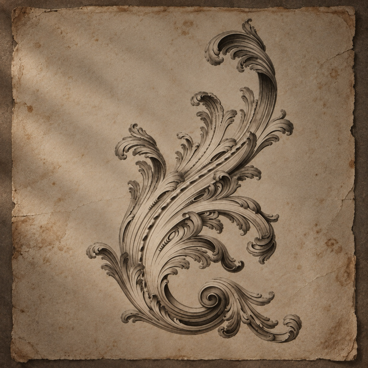 Acanthus Ear Climbers