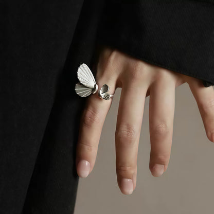 Butterfly Wing Open Ring