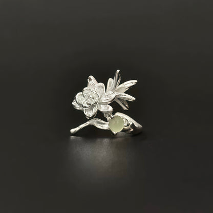 Winter Magnolia Ring