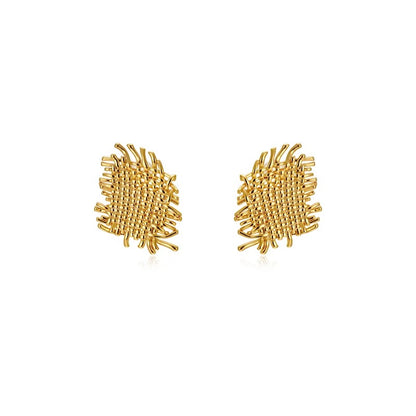 Golden Threadwork Studs