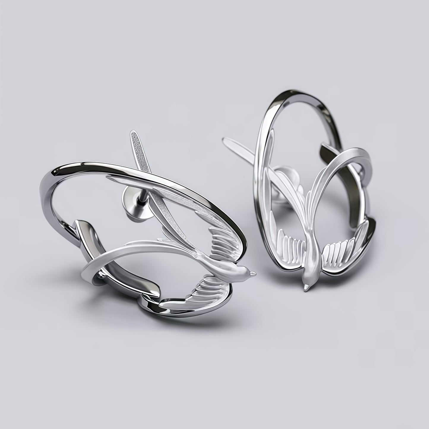 Swallow Orbit Earrings