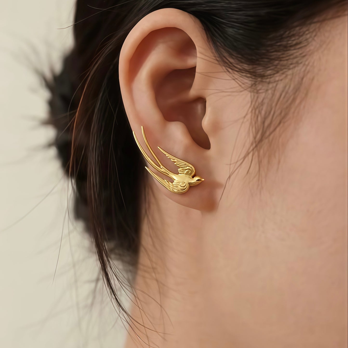 Swallow Form Earrings (30-Day Craft)