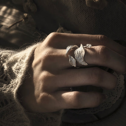 Drifted Petal Sculptural Ring