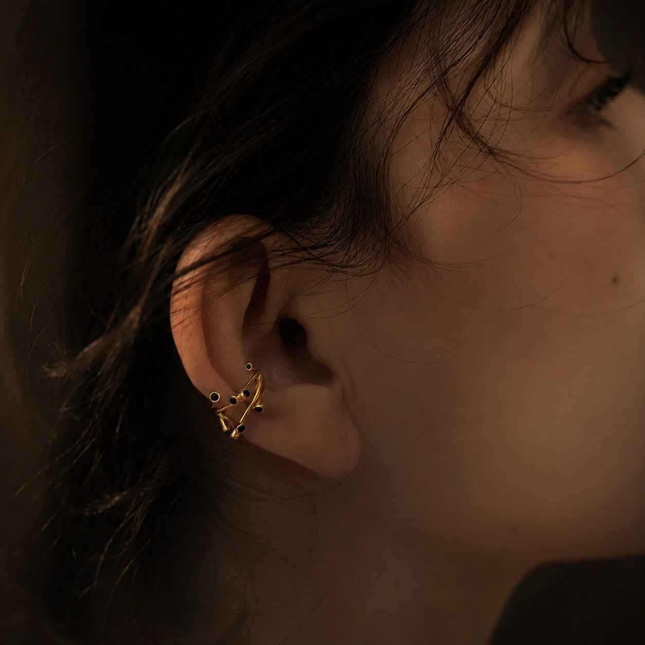 Midnight Current Ear Cuff