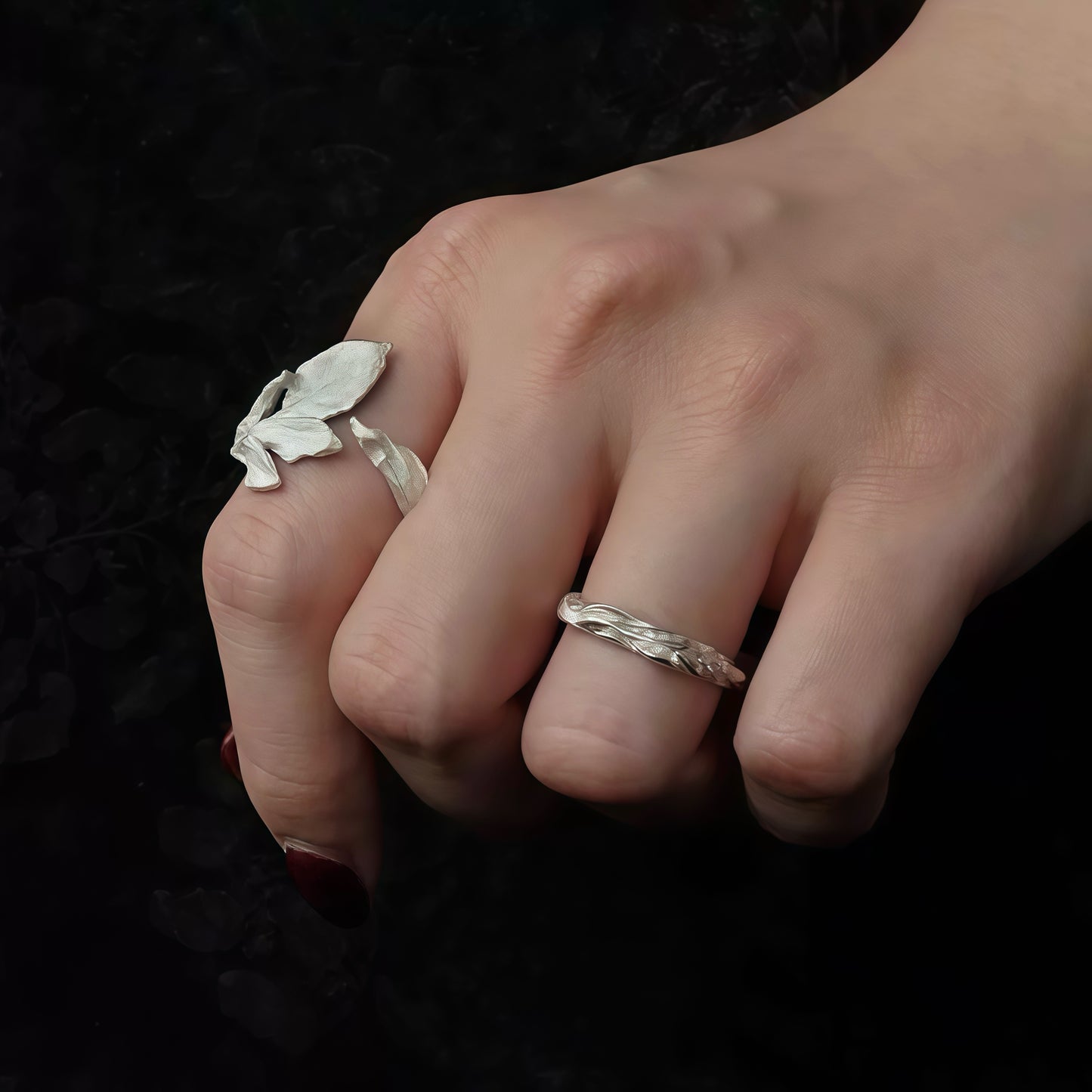 Leaf Becoming Ring