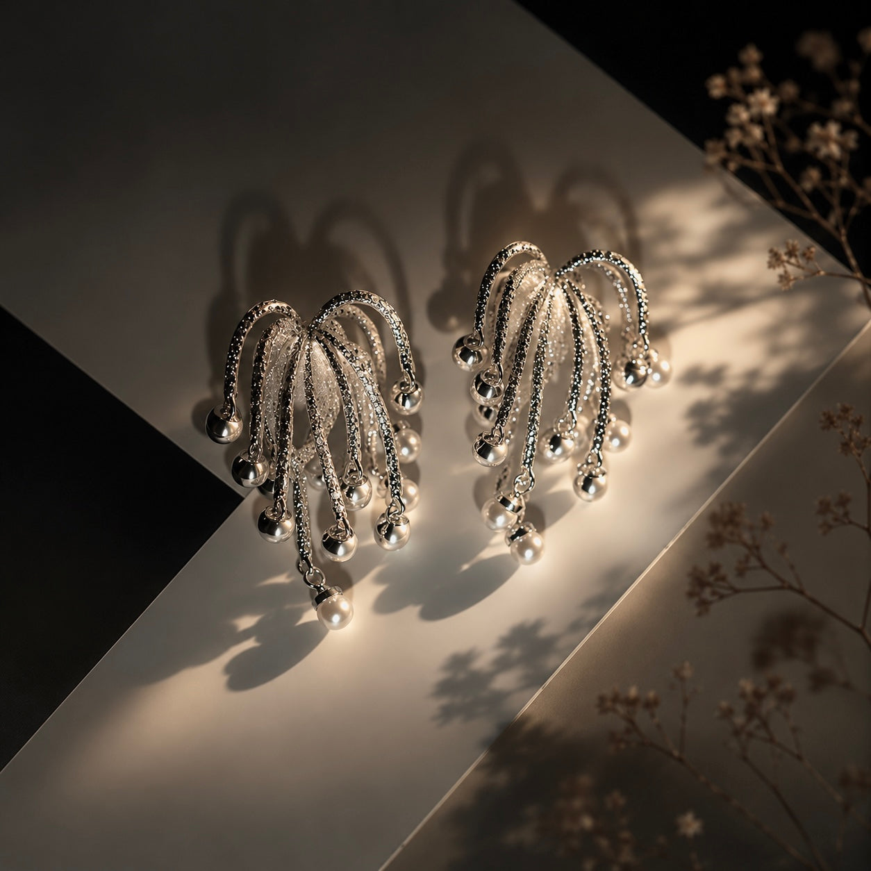 Cascade Pearl Earrings