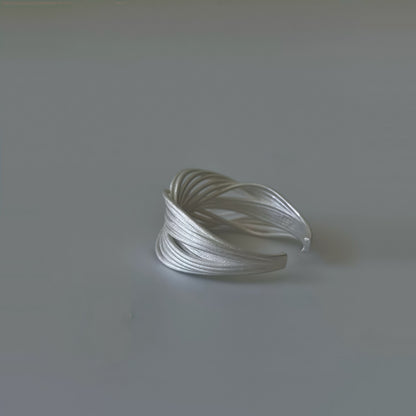Interwoven Silver Ring
