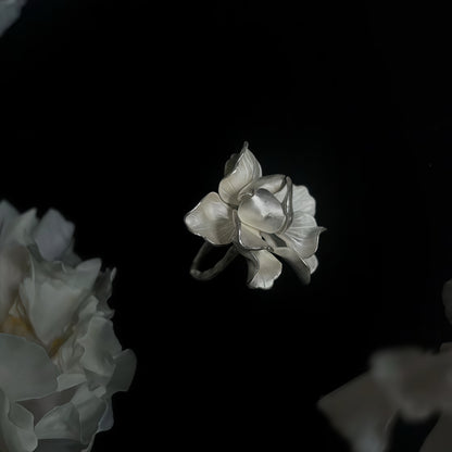White Magnolia Ring
