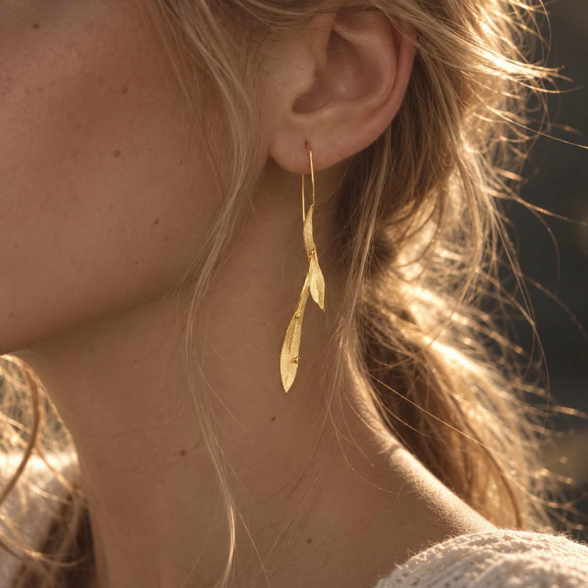 Branch Remembers Leaf Earrings