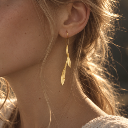 Branch Remembers Leaf Earrings