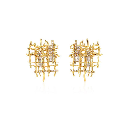 Galactic Lattice Earrings