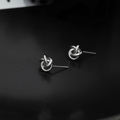 Eternal Knot Stud Earrings