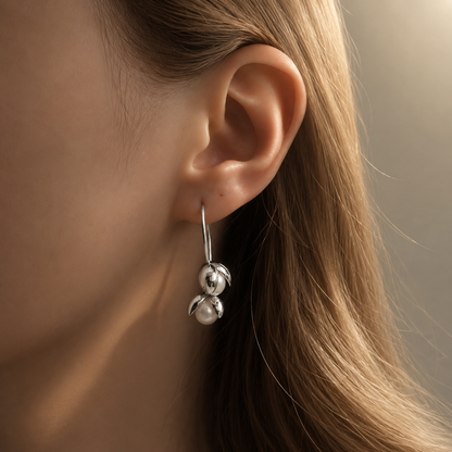 Petal Pearl Earrings