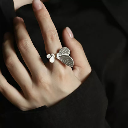 Butterfly Wing Open Ring