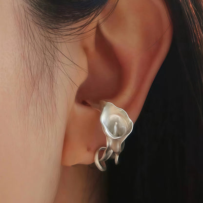 Calla Lily Ear Cuff / Ring (2-in-1 Style)