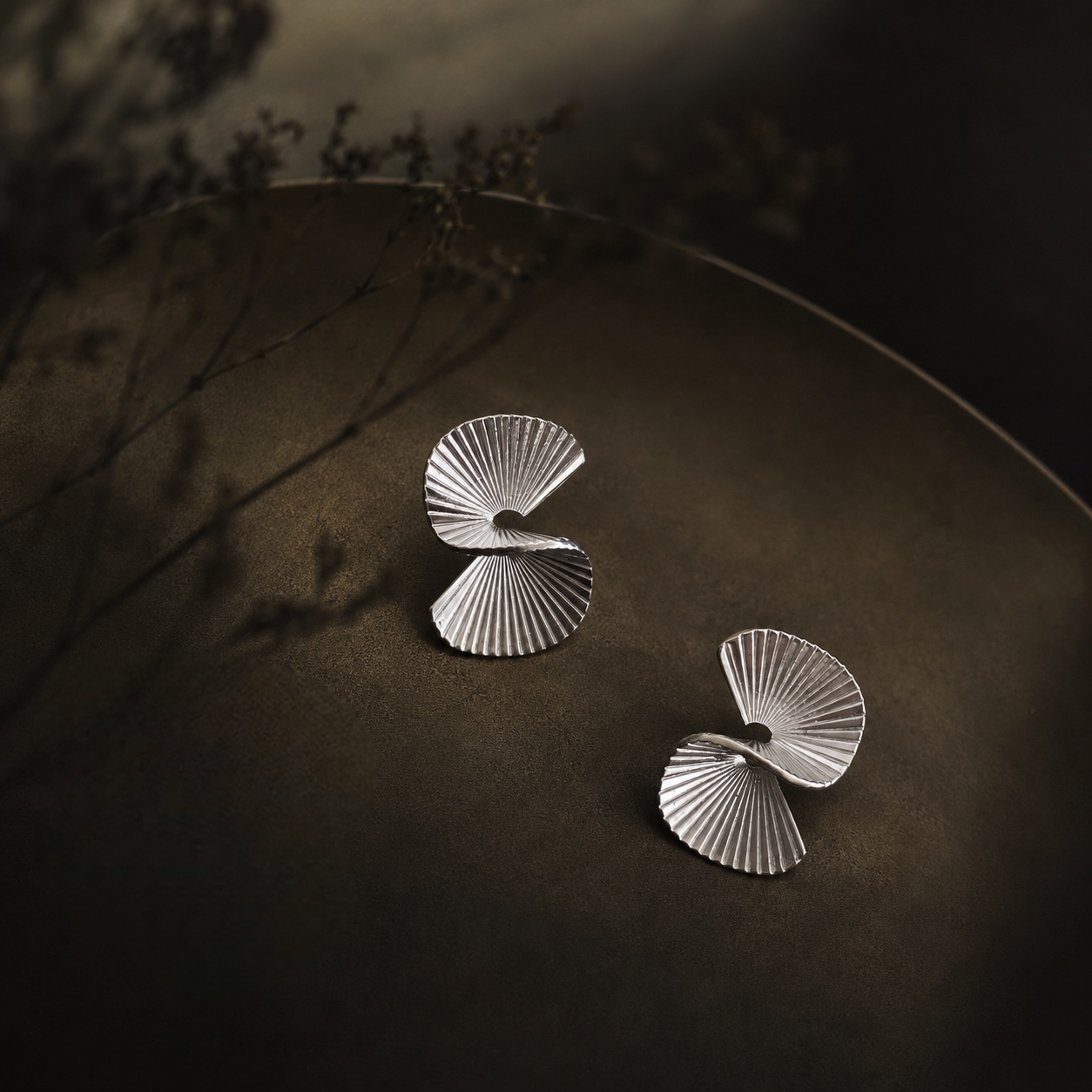 Ocean Fold Earrings