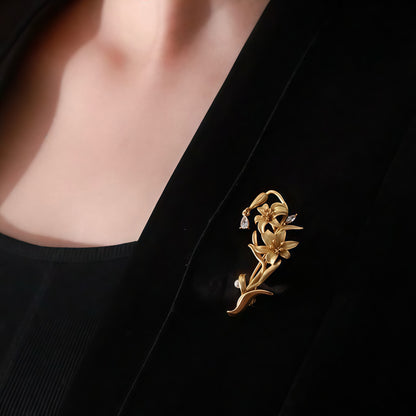 Whispering Lily Brooch