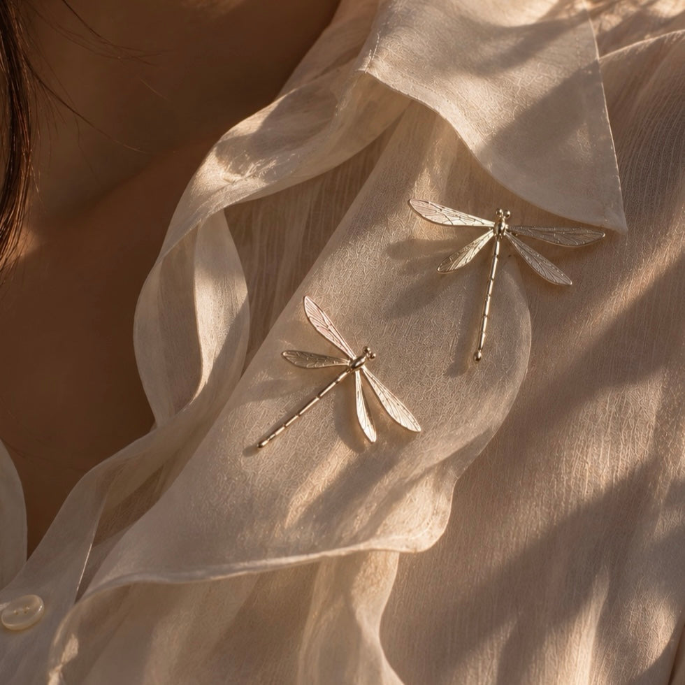Dragonfly Whisper Brooch
