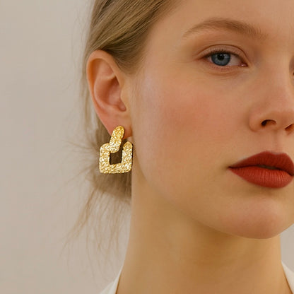 Golden Terrain Earrings