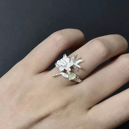 Winter Magnolia Ring