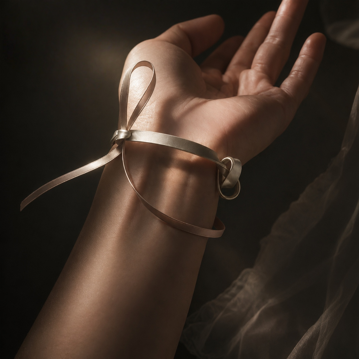 Knoted Ribbon Bangle