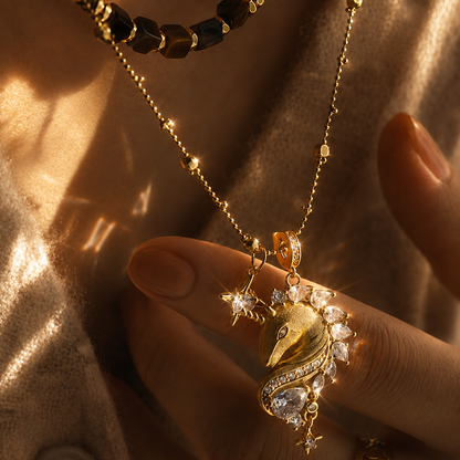 Celestial Sovereign Horse Necklace
