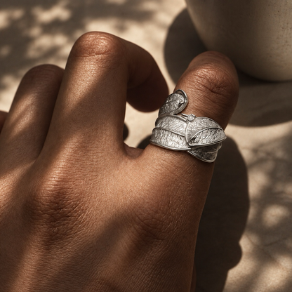 Whispering Leaf Ring